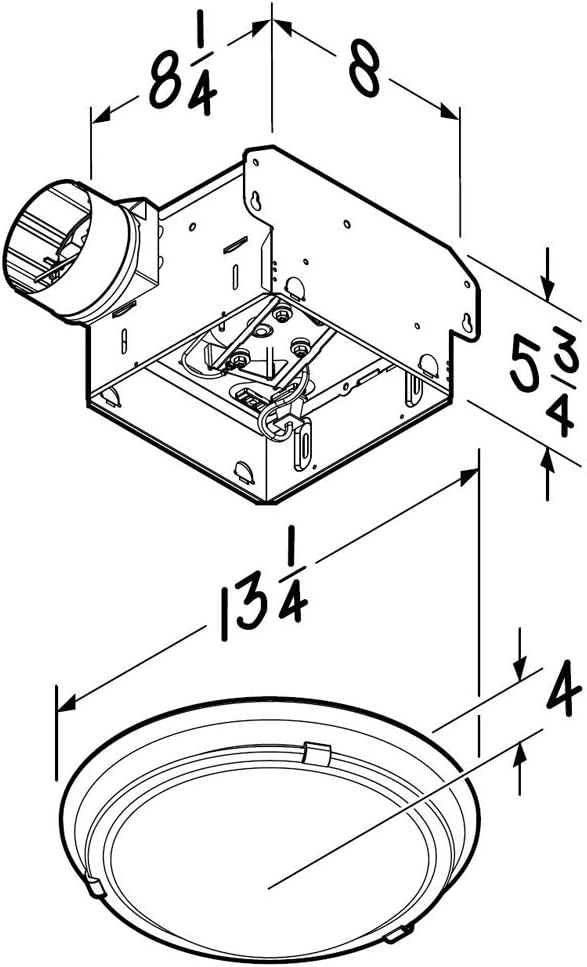 Broan-NuTone Decorative Ventilation Fan with Light