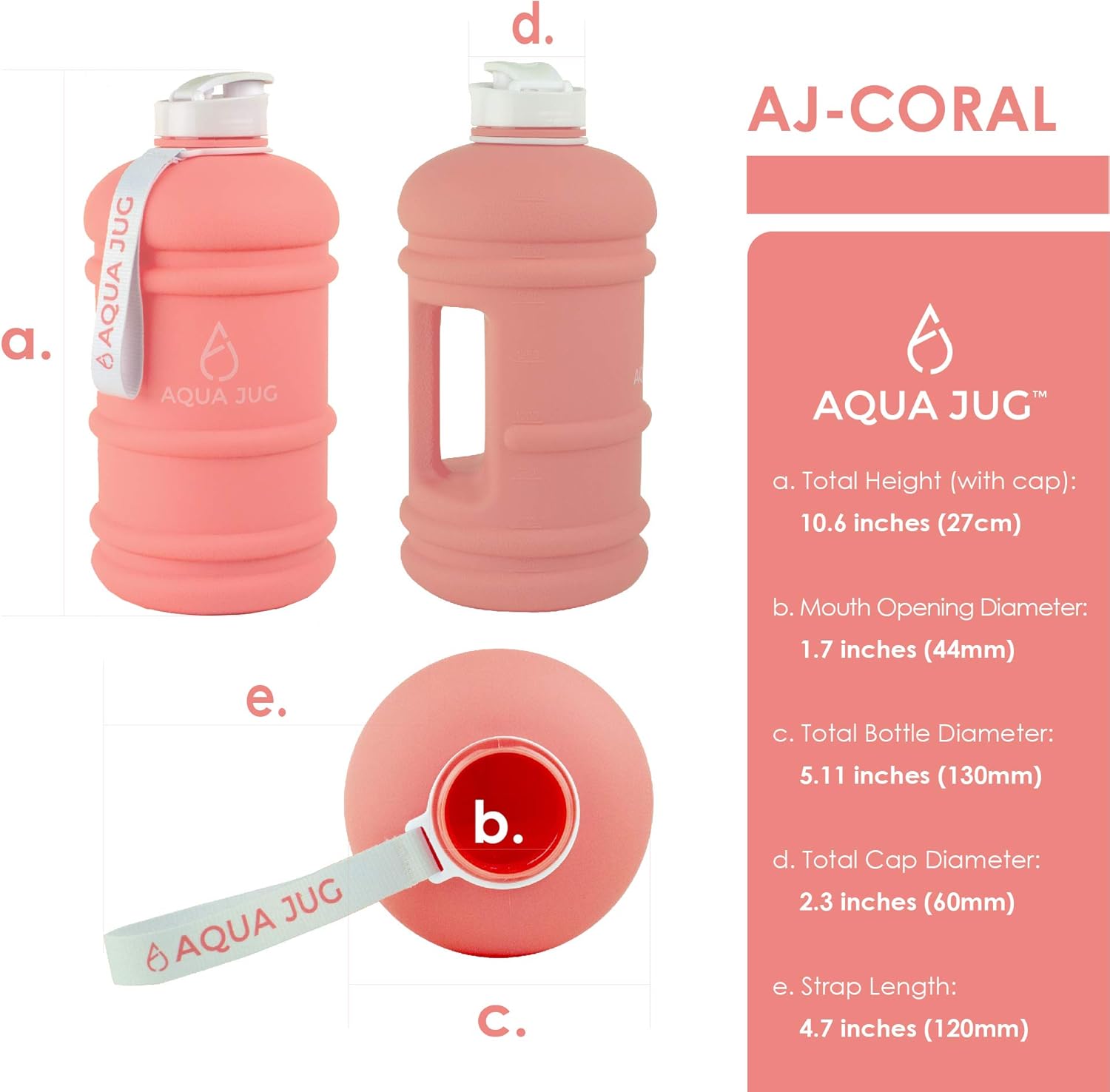 Coral Water Bottle