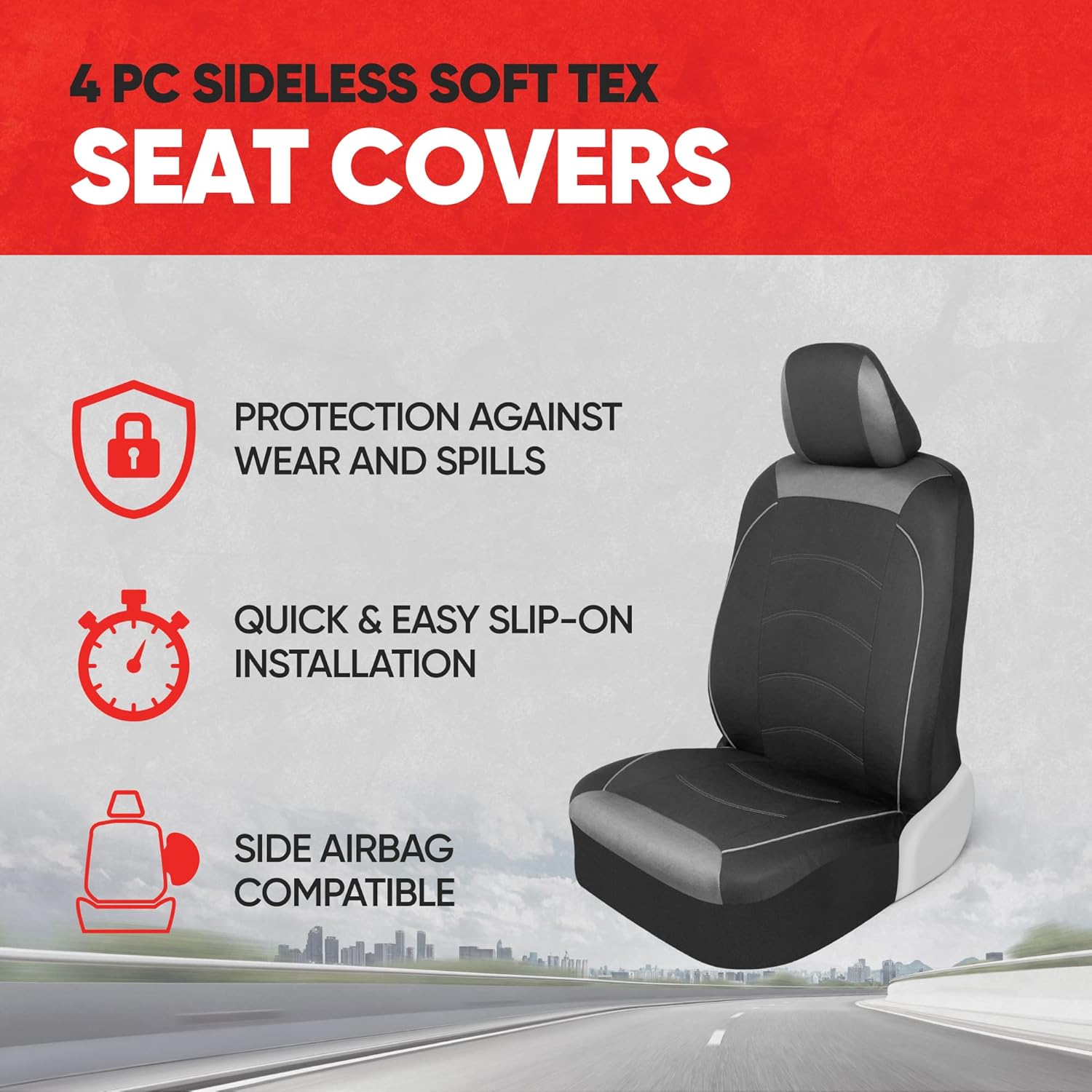 Motortrend Front Seat 2pk
