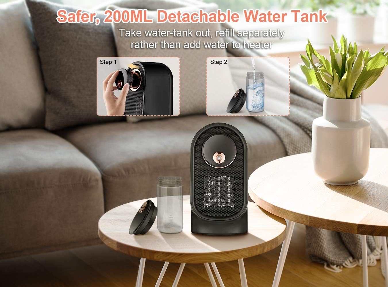 Personal Heater with Humidifier