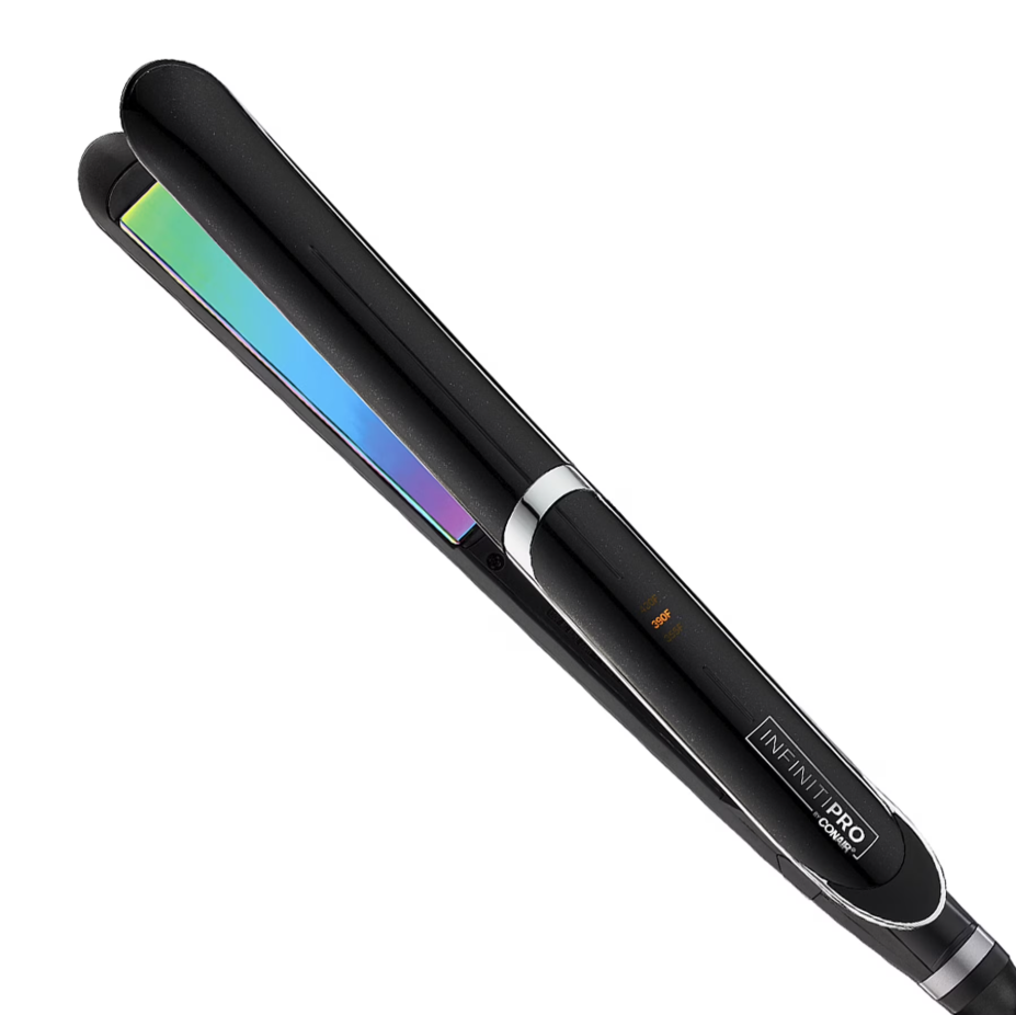 InfinitiPRO 1" Titanium Flat Iron Hair Straightener, Rainbow