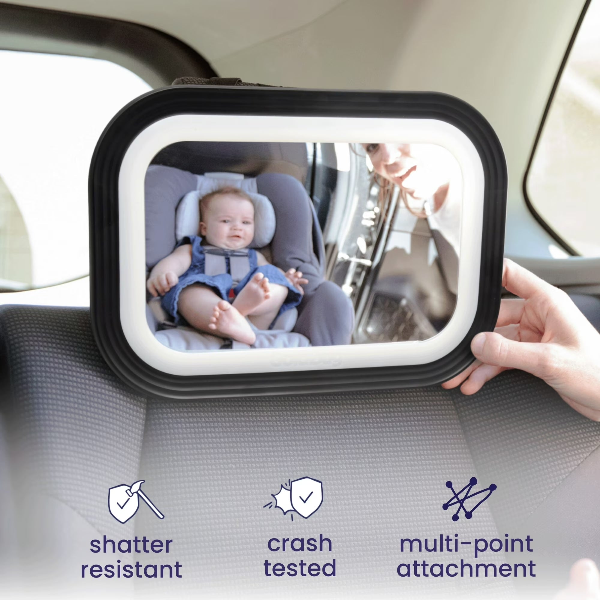 GoldBug Lighted Glow Mirror